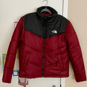 1x The North Face Saikuru Jacket Dark Red Black Size M - Men